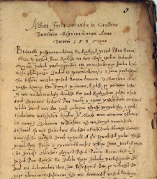 Book of criminal court of town Dobczyce 1699-1737