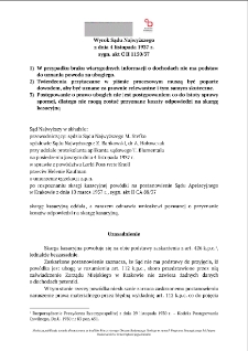 Decision of the Supreme Court of 4 November 1937, Shelfmark C II 1150/37