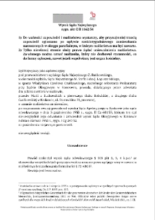 Decision of the Supreme Court, Shelfmark C II 1162/34