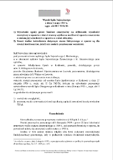 Decision of the Supreme Court of 5 May 1937, Shelfmark II C 3126/36