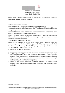 Wyrok Sądu Najwyższego z dnia 7 grudnia 1926 r. sygn. akt III Rw 1469/26