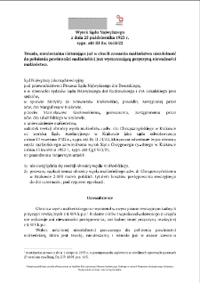 Decision of the Supreme Court of 25 October 1923, Shelfmark III Rw 1618/22.