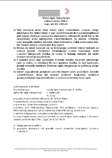 Decision of the Supreme Court of 5 March 1946, Shelfmark II C 1103/45