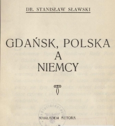 Gdańsk, Polska a Niemcy