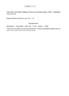 De prepositura (wersja rkp. Biblioteki Kórnickiej, sygn. 802)