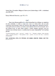 O pobiciu (wersja rkp. Biblioteki Kórnickiej, sygn. 802)