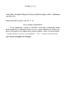 De non faciendis singularitatibus (Academy of Sciences (PAN) Kórnik Library, 802)