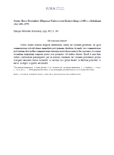 De clausione domus (Academy of Sciences (PAN) Kórnik Library, 802)