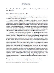 Uchwała Uniwersytetu Krakowskiego z 6 lutego 1492 r. (Academy of Sciences (PAN) K&oacute;rnik Library, 802)