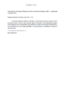 O drobnych naprawach (wersja rkp. Biblioteki Kórnickiej, sygn. 802)