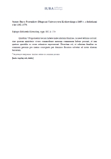 Resolutions of December 7, 1579 - Point 5 (Academy of Sciences (PAN) Kórnik Library, 802)