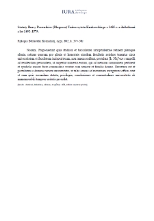 Resolutions of December 7, 1579 - Point 9 (Academy of Sciences (PAN) Kórnik Library, 802)