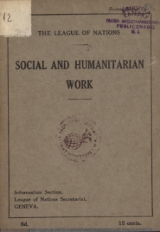 Social and humanitarian work