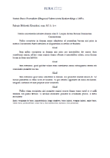 Statuta concernentia intrantes domum (Academy of Sciences (PAN) Kórnik Library, 815)