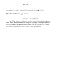 Iuramentum (Academy of Sciences (PAN) Kórnik Library, 815)