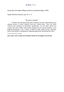 De tempore comedendi, (Academy of Sciences (PAN) Kórnik Library, 815)