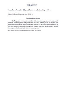 De suspendendis a tabula (wersja rkp. Biblioteki Kórnickiej, sygn. 815)