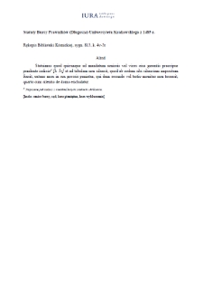 O zachowaniu ciszy (wersja rkp. Biblioteki Kórnickiej, sygn. 815)