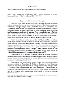 De pecunia universitatis et privilegiis (edited version by J. Szujski)