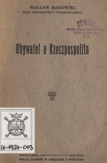 Obywatel a Rzeczpospolita