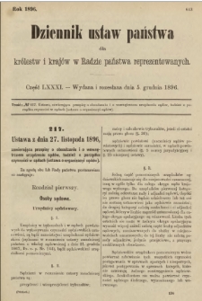 Ustawa z dnia 27 listopada 1896, o zaprowadzeniu sądów przemysłowych i o sądownictwie w sporach, tyczących się pracy, nauki i najemnego w stosunkach przemysłowych. Dz.U.P. z 1896 nr 218